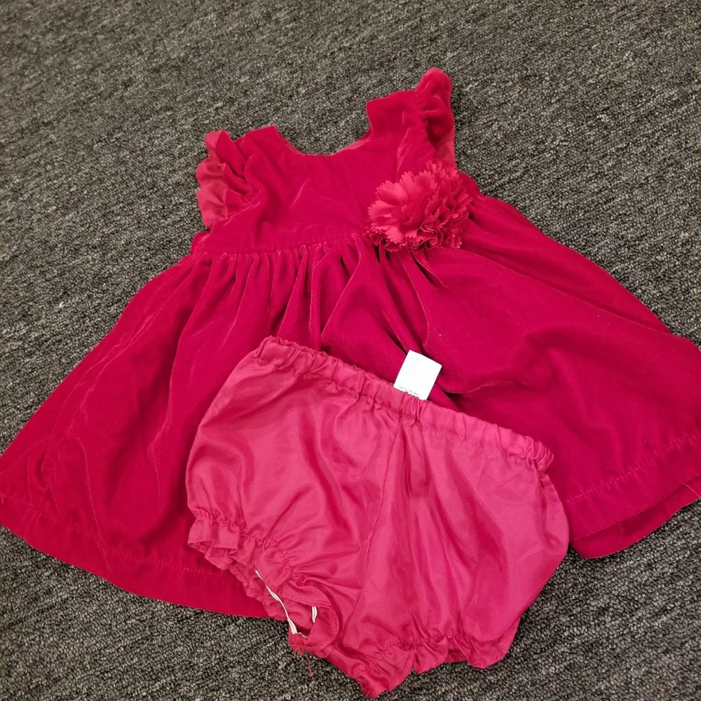 Baby girl red dress - Picture 2 of 3